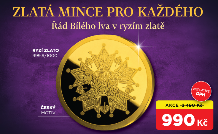 Zlatá mince pro každého - Řád Bílého lva