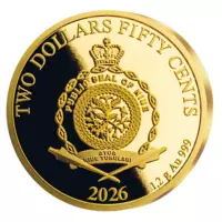 Koruna svatého Václava – pamětní mince z 1,2 g ryzího zlata, Proof.