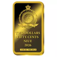 Znamení Býk 2026, pamětní mince v podobě cihličky z ryzího zlata.