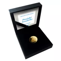 Pražské Jezulátko - pamětní mince z 1,2 g ryzího zlata, Proof-like