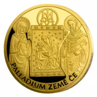 Palladium země české – pamětní mince z 1,2 g ryzího zlata