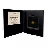 František z Assisi – 800 let – výroční mince z ryzího zlata